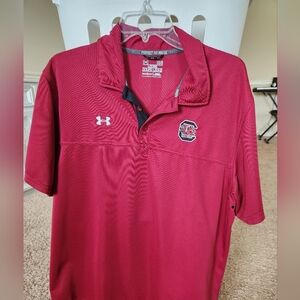 Under Armour Red Performance Polo Shirt